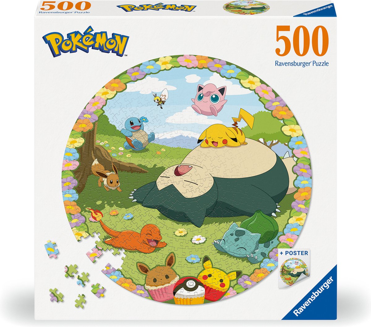 Ravensburger Puzzle um Pokémon, 500st.
