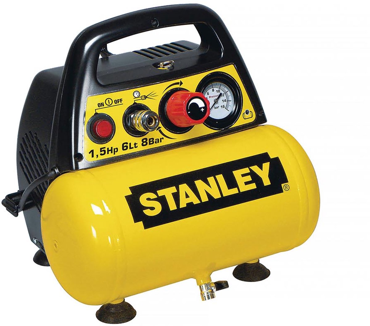 Stanley – DN200 8 6 Luftkompressor – 8 bar – ölfrei