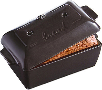 Emile Henry Brotbackform E-Box – 240 x 150 mm – Fusain