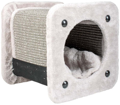 Duvo plus Entspannung! Kratztunnel quadratisch 30x30x28cm grau