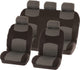 Carpoint Sitzbezug-Set Chicago uni 9-teilig grau