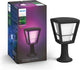 Philips Hue Econic Sockellampe – weißes und farbiges Licht – Schwarz – niedrig