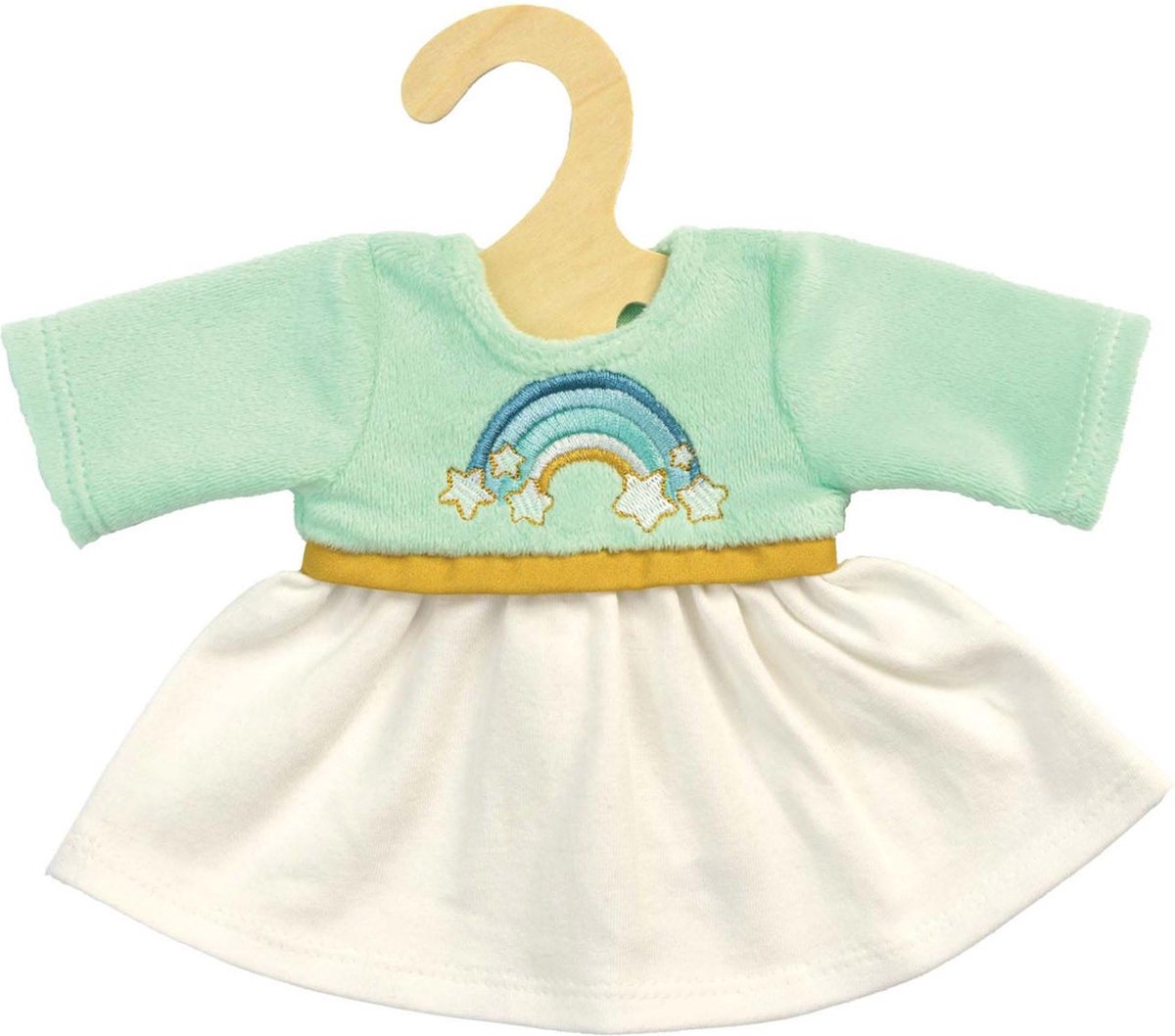 Puppenkleid Regenbogen, 35-45 cm