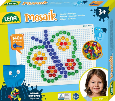 Lena Mosaik-Set transparent 140 Stück 10 mm
