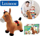 Lexibook aufblasbares Springpony mit Plüschanzug