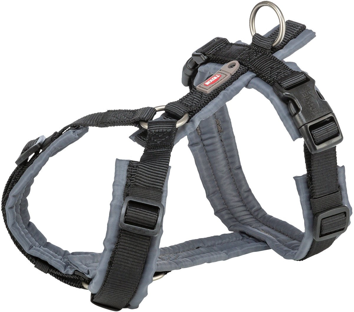 Trixie Hundegeschirr Premium Zeichnen schwarz grau