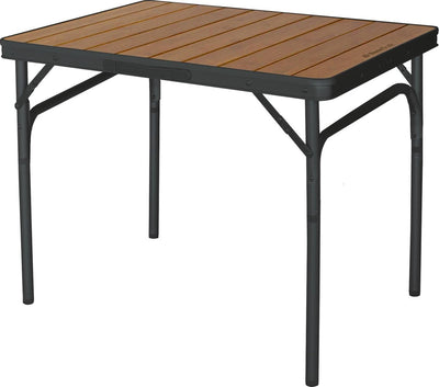 Eurotrail Camping Tabelle Chaselle 75 x 55 cm Bambusbraun schwarz