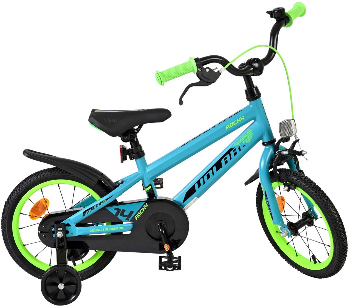 Volare Rocky Children's Bicycle - Jungen - 14 Zoll - Grün