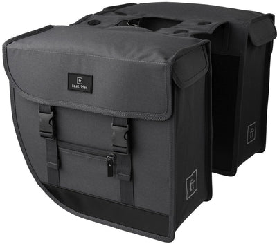 Fastrider Bodyl Hybrid Doppel-Fahrradtasche Basics Mittelgrau – 20112100-007