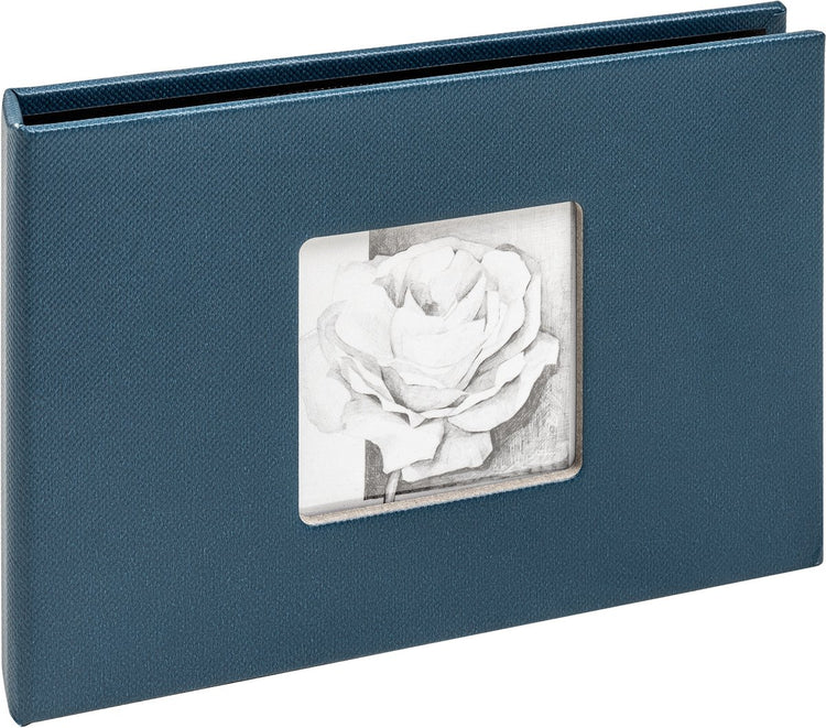 Walther ma-349-l – Mini-Einsteckalbum – Größe 17 x 12 cm – 12 Fotos 10 x 15 cm – blau