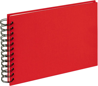 Walther sa-509-r Tuch – Spiralalbum – Größe 23 x 17 cm – rot