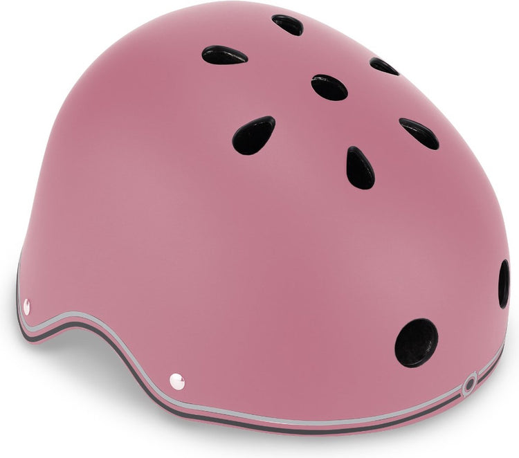 Globber-Helm – Helm Primo XS S Pastellrosa – Pink – LED-Beleuchtung – ABS-Helm mit EPS-Schaum – verstellbar – XS-S 48–53 cm
