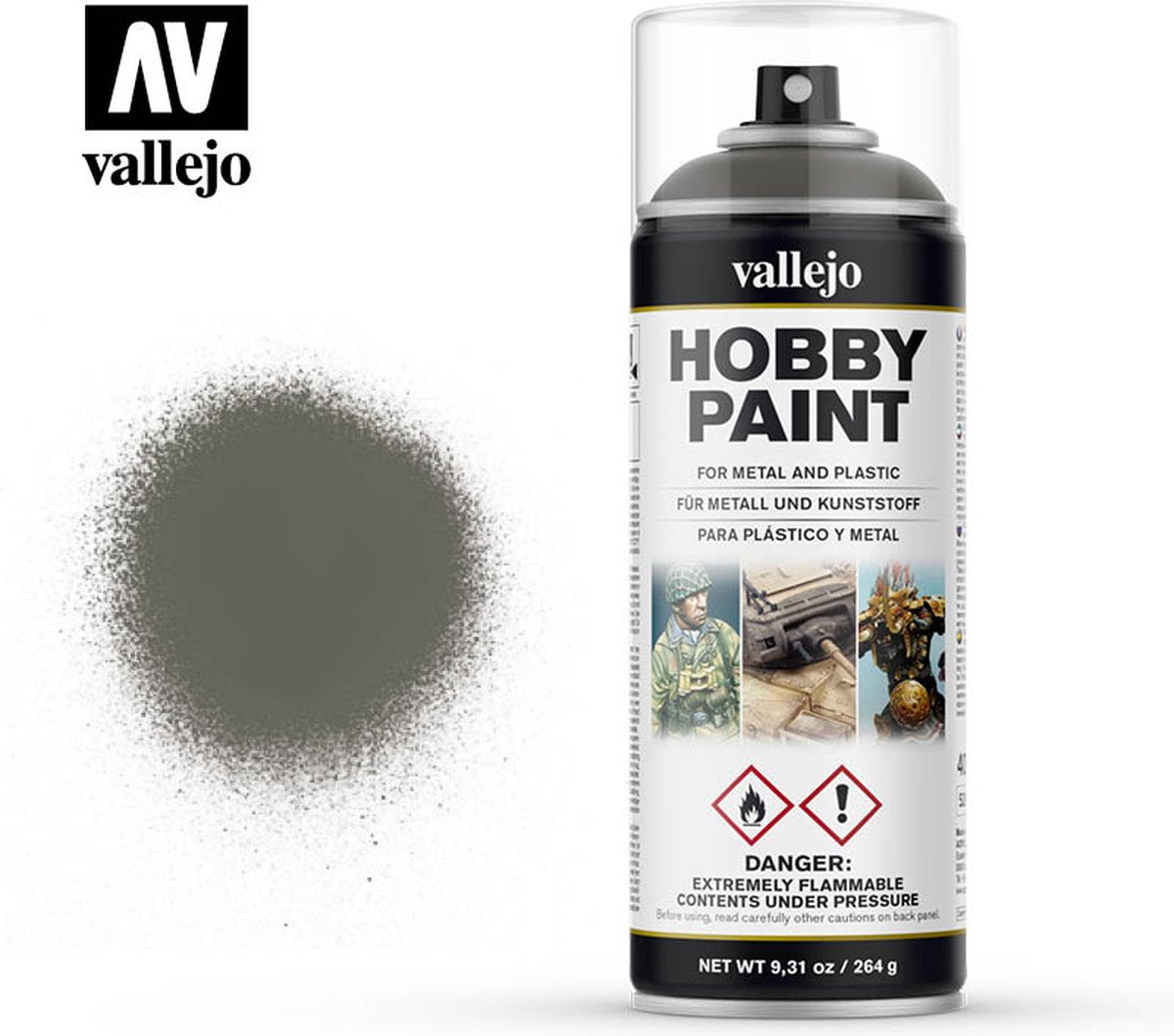 Vallejo val28006 deutscher Feldgrau-Primer - Sprayfarbe 400 ml