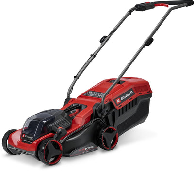 Einhell Akku-Rasenmäher GE-CM 18 32 C LI BL Solo - Power X-Change - 18 V Li-Ion - Schnittbreite: 32 cm - empfohlene Rasenfläche: bis zu 270 m² - 27 l Fangsack - Schnitthöhe: 25-65 mm - exkl. Akku und Ladegerät