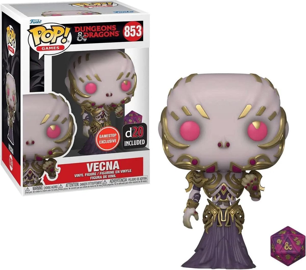 Funko-Pop! Spiele: Dungeons Dragons – Vecna (Metallic) (GS) (exklusiv) #853