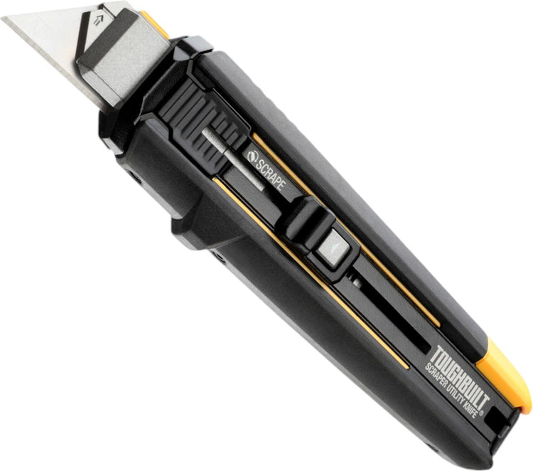 Toughbuilt TB-H4S5-01 – technisches Messer und Schaber – ergonomisch – rutschfest