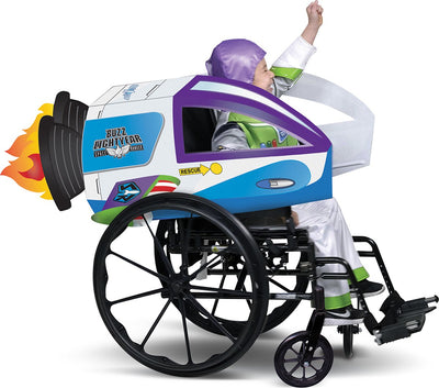 Disguise Disney – Toy Story 4, Buzz Lightyear Spaceship adaptiver Rollstuhlbezug, Größe Einheitsgröße, Jungen