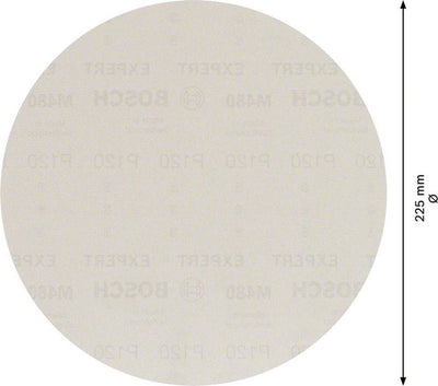 Bosch Zubehör Expert M480 Schleifnetz für Gipskartonschleifer 225 mm, K120 – 1 Stück – 2608900709