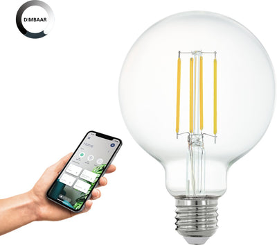 Eglo connect.z smarte LED-Lampe – e27 – ø 9,5 cm – 2700 K – dimmbar – ZigBee