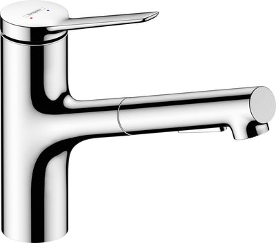 Hansgrohe Zesis M33 – Küchenarmatur 150, mit ausziehbarer Brause, Chrom 74800000