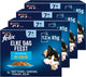 Felix Every Day Party 7+ Senior Fischauswahl – Katzenfutter Nassfutter – Thunfisch Lachs Sardinen Forelle – 48 x 85 g