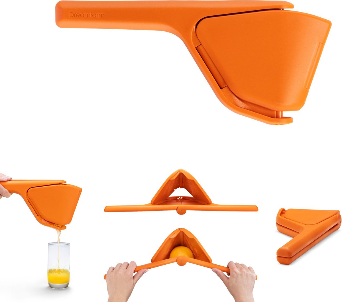 Dreamfarm - Fluicer Orangenpresse - - orange -