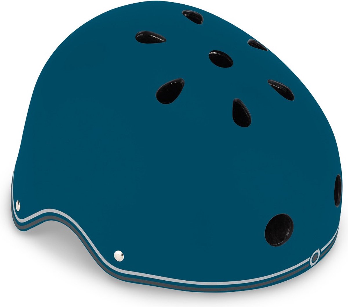 Globber-Helm – Helm Primo XS S Petrolblau – Blau – LED-Beleuchtung – ABS-Helm mit EPS-Schaum – verstellbar – XS-S 48–53 cm