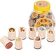 Goki Holzstempel Set Waldtiere, 9dlg.