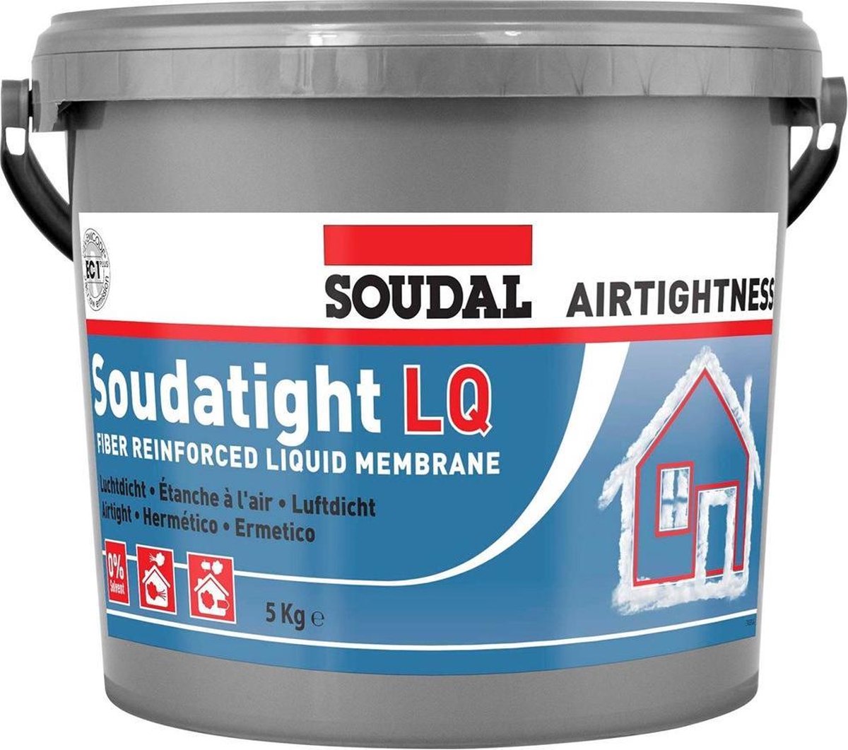 Soudal soudatight lq | Polymerpaste | 4,5 kg | weiß - 145788