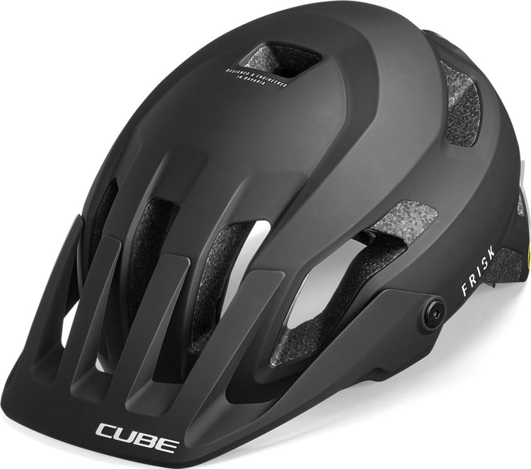 Cube Fahrradhelm Frisk – Trail-Helm – Mips – 11 Belüftungslöcher – verstellbar – EPS In-Mould – 52–57 cm – M – Schwarz