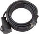 Brennerstuhl Verlängerungskabel IP44 (10 m Kabel, h07rn-f 3g2,5, für den Außenbereich und den Einsatz auf Baustellen) schwarz