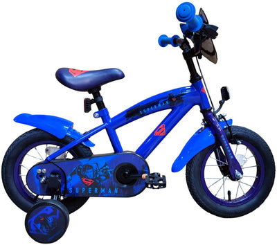 Superman Kinderfahrrad - Jungen - 12 Zoll - Blau