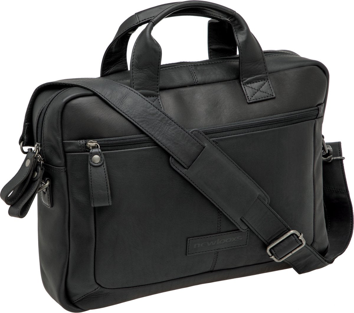 Tas New Looxs Luko Leder | Schwarz