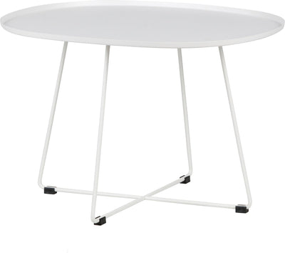 Woood Otis Beistelltisch XL - Metall - Weiß - 47x70x60