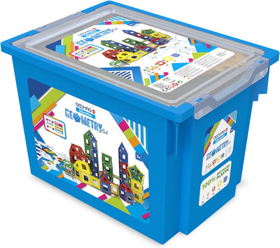 Geomag Education Geometry Lab Recycling-Medium – Stem-Magnet-Baukasten – 778-teilig – ab 5 Jahren