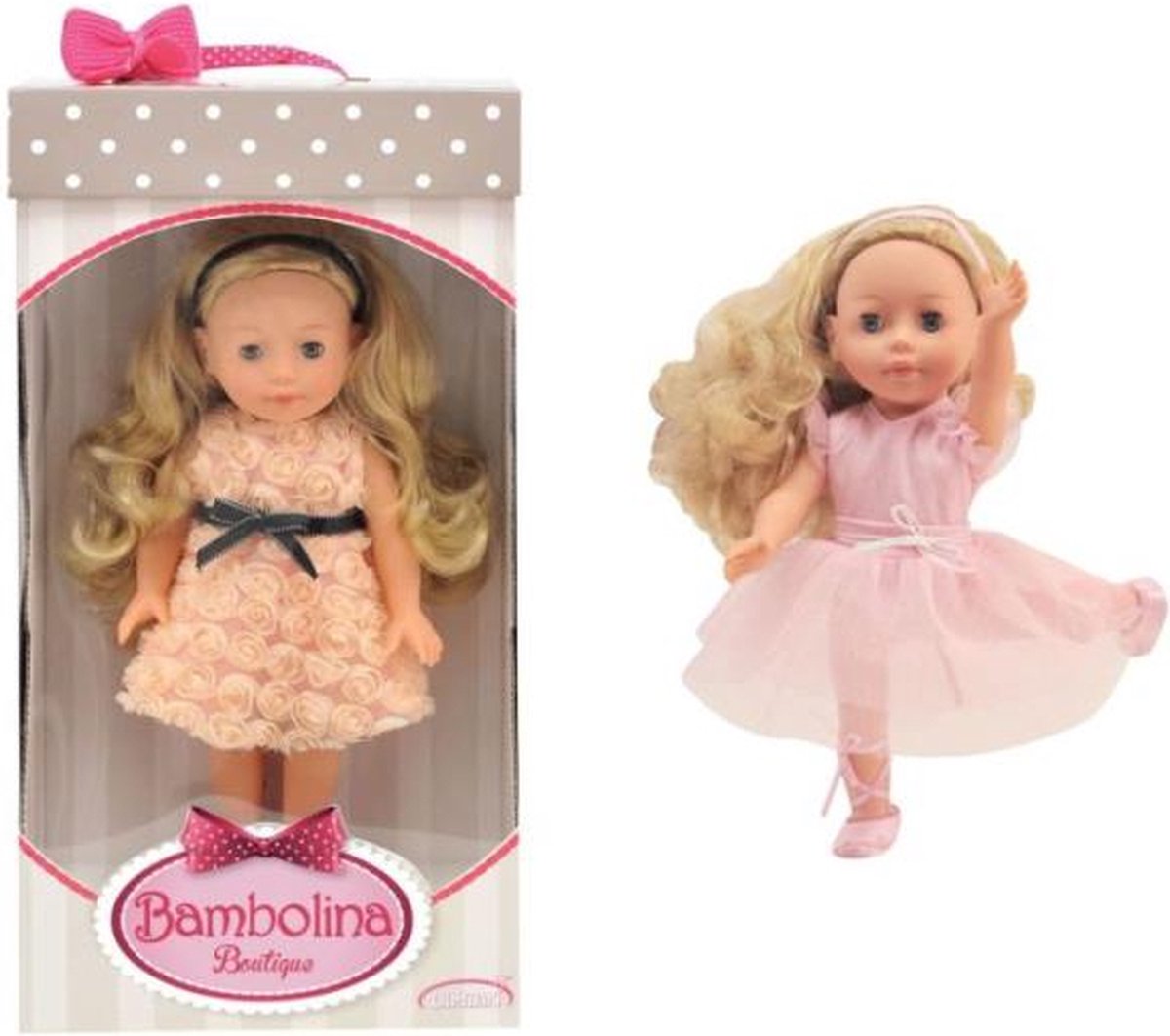 Dimian Puppe mit langen Haaren - Molly Boutique - 30 cm - 2 sort.