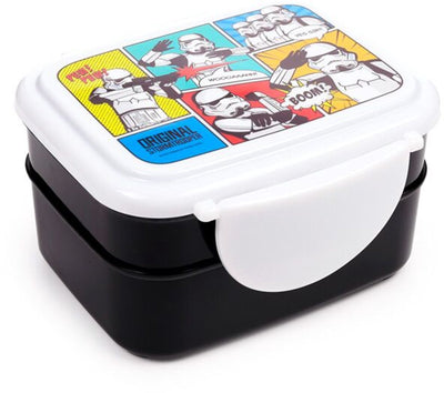 Das originale Stormtrooper-Clip-Bento-Box-Lunchbox-Besteck