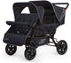 Childhome Two by Two Kinderwagen Buggy – 4 Sitzer – Kinderwagen inkl. Regenschutz und Sonnendach – 120 x 85 x 103 cm