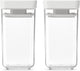 Brabantia leckere+ Vorratsbehälter – stapelbar – 2 x 0,15 l – hellgrau