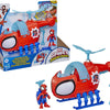 Hasbro Spielzeug-Spinnenhubschrauber mit Actionfigur und Zubehör.