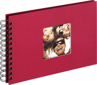 Walther sa-109-r fun - Spiralalbum - Größe 23 x 17 cm - rot