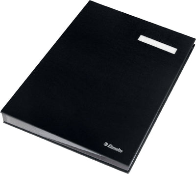 Esselte-Kartonpapier – mit 20 Trennblättern – schwarz