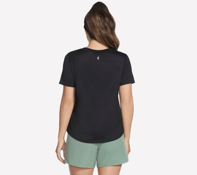 Skechers Godri Swift Tee Damen T-Shirt - Schwarz