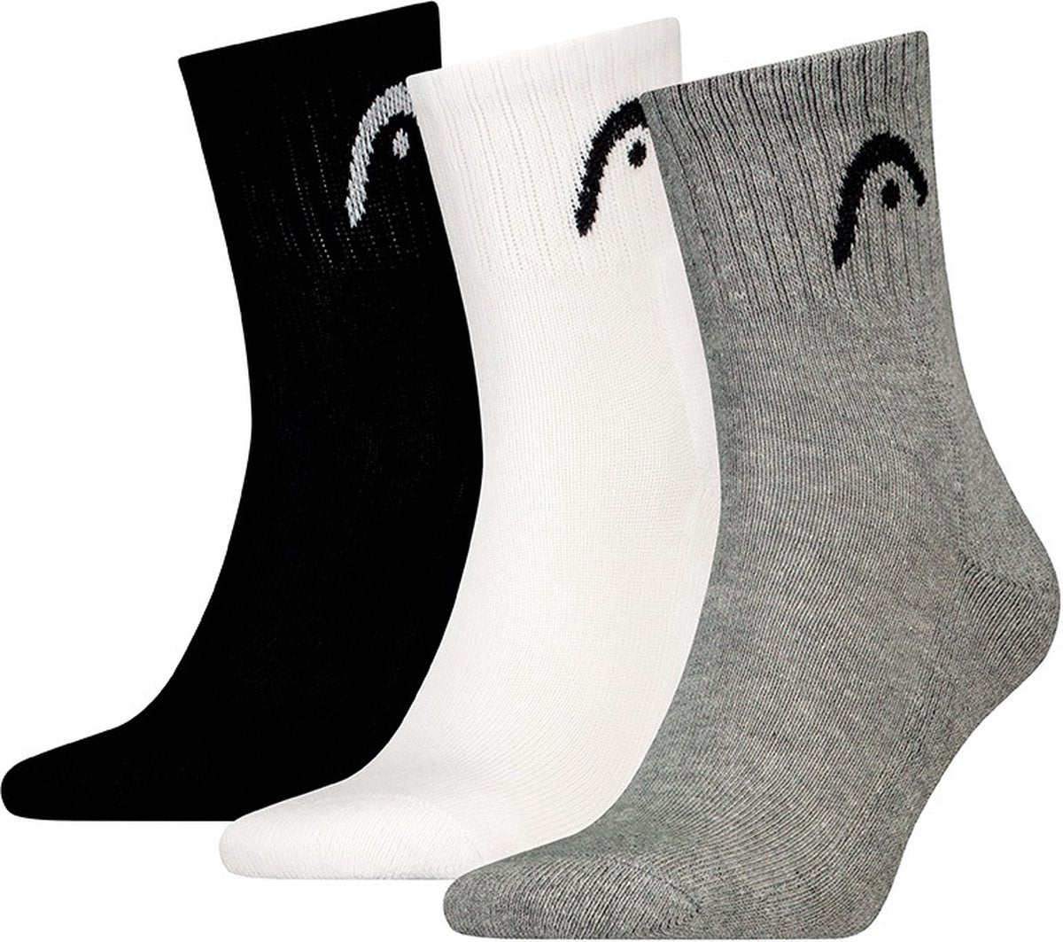 Head – Unisex – Kurzsocken für alle Sportarten – Training – 3er-Pack – Größe 35–38
