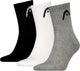 Head – Unisex – Kurzsocken für alle Sportarten – Training – 3er-Pack – Größe 35–38