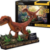 Kubikfun 3D -Puzzle National Geographic Velociraptor
