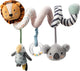 Nûby – Animal Adventures Kinderwagenspielzeug – spiralförmige Kinderwagenkette für Babys – ab 0 Monaten