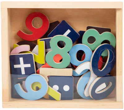 Kleiner Fuß - Holzmagnetfiguren Farbe. 37dlg.