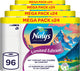 Nalys Toilettenpapier in limitierter Auflage – 96 Rollen – weiß (2-lagig) – Vorteilspack