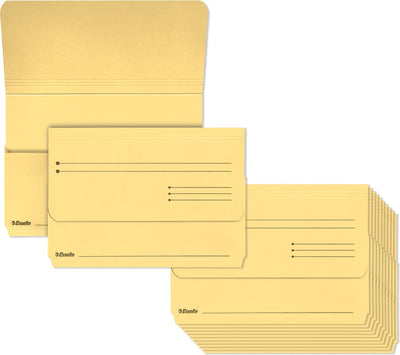 Esselte Manila-Einsteckmappen - A4-Format - 25 Stück - Gelb